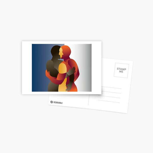 Gay Marraige Two Men Postcard