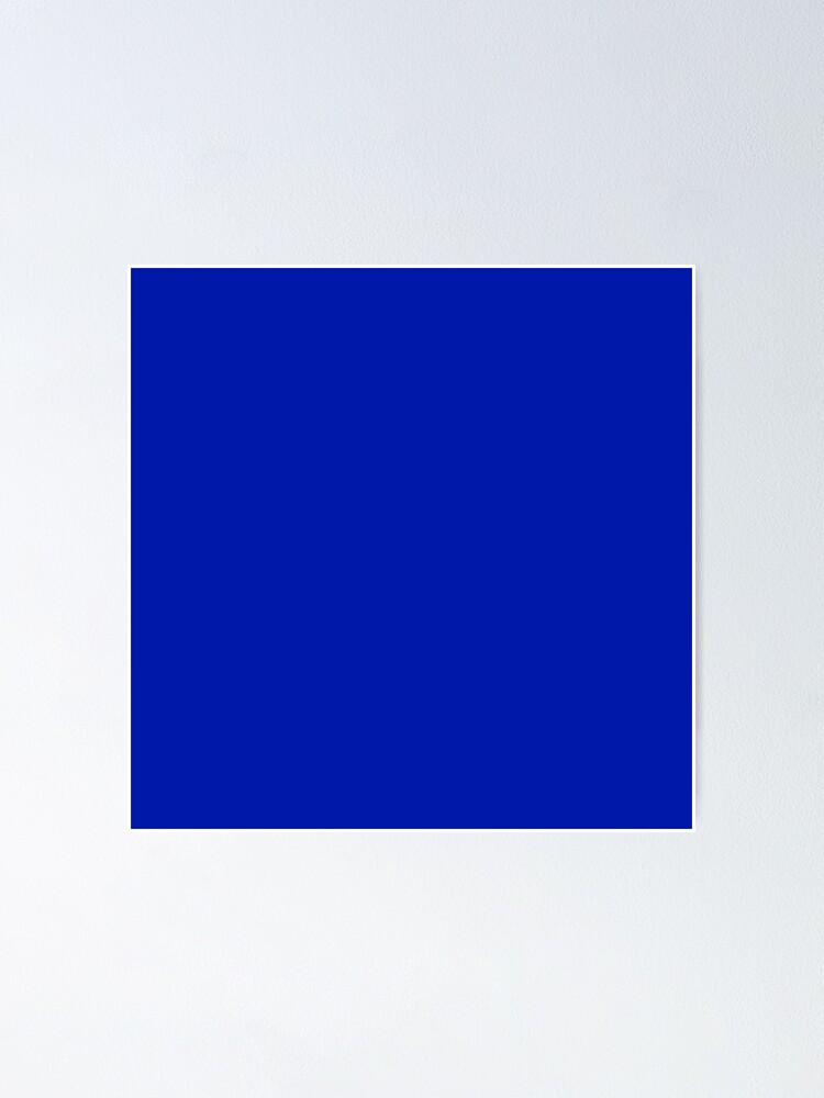 Dodger Blue Solid Pantone Color Wall Mural