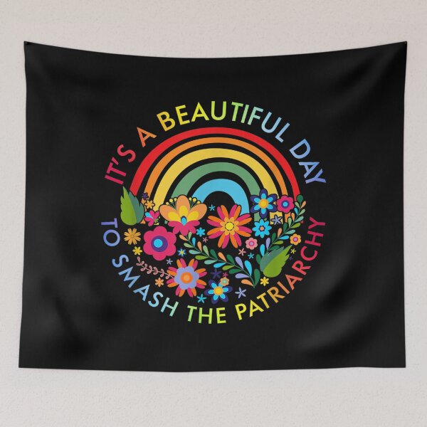 Item preview, Its A Beautiful Day To Smash The Patriarchy Feminist Tee designed and sold by marcousrok.