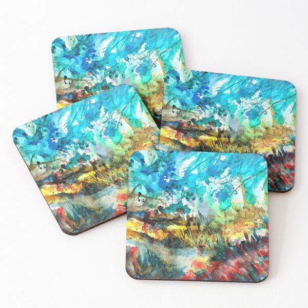 Big Bear Forest Coasters (Set of 4)