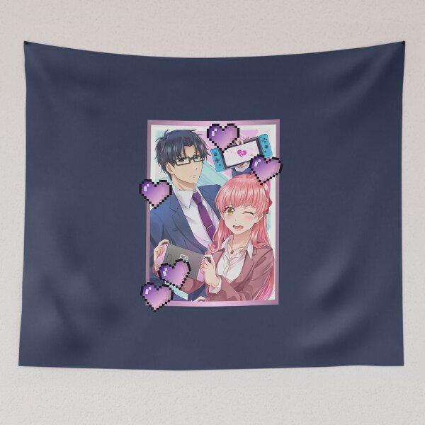 Item preview, Simple Light Pink Wotakoi Love (on Navy) designed and sold by epinkb.