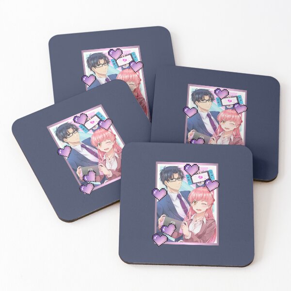 Item preview, Simple Light Pink Wotakoi Love (on Navy) designed and sold by epinkb.