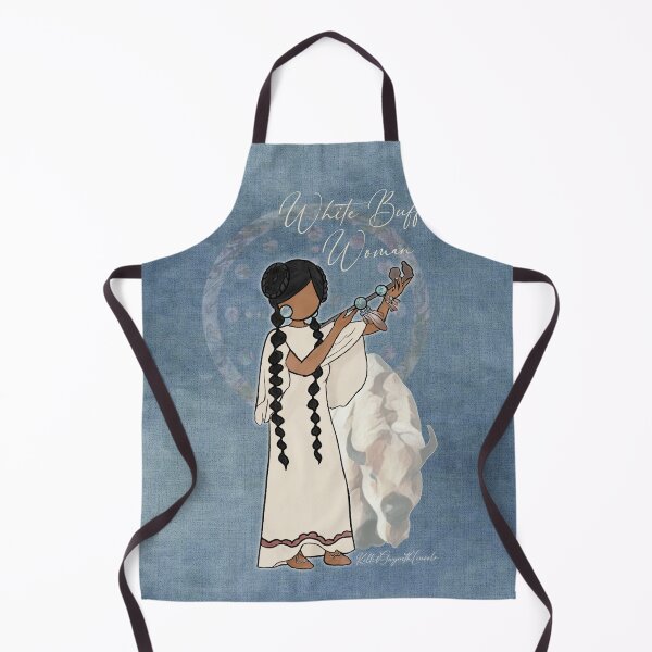 Item preview, Diosa Mujer Búfalo Blanco, la que trae la pipa sagrada designed and sold by Kelli Cymraes Lincoln.