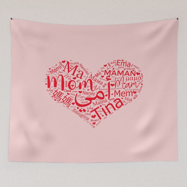 Item preview, Mom Word with Different Languages designed and sold by Full Moon.