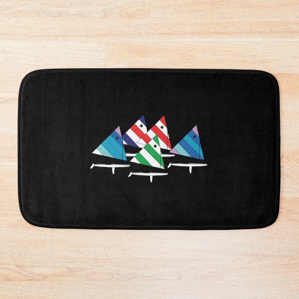 Item preview, Sunfish Sailboats Racing Sticker designed and sold by felyn3gloria.