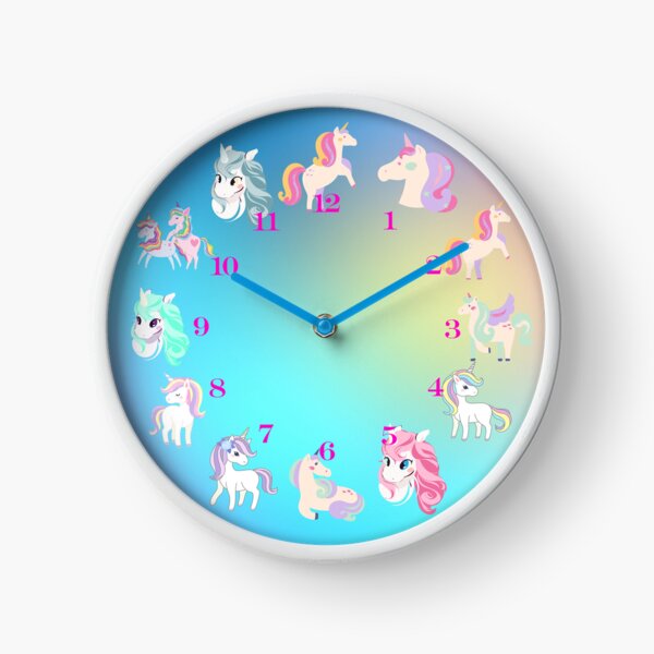 Reloj de princesa para niña, Reloj para estudiante, Pony/unicornio