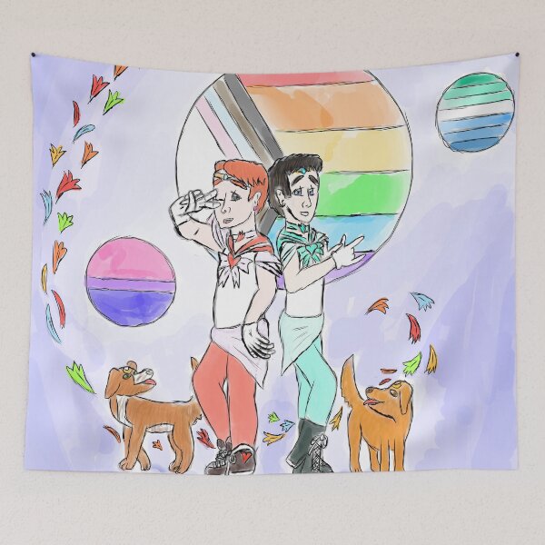 Item preview, The Sailor Guardians of Queer Love and Joy  designed and sold by CraigHarveyGurr.