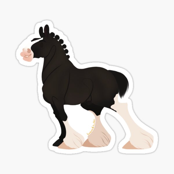 Item preview, Shire Draft Horse designed and sold by gabr1elle.