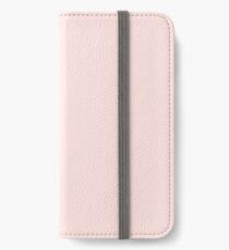 BEAUTIFUL COLORS - PLAIN MISTY ROSE - OVER 80 SHADES OF PINK AT OZCUSHIONS iPhone Wallet/Case/Skin