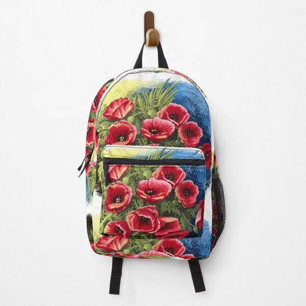 Item preview, Ukrainian Poppies Field Pattern designed and sold by Digi Artworks Store.