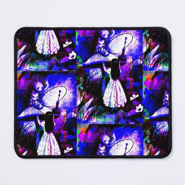 Item preview, Vintage Neon Alice & Caterpillar designed and sold by ArtbySBS.