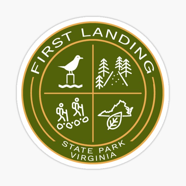 Item preview, First Landing State Park Heraldic Logo designed and sold by VanyaKar.