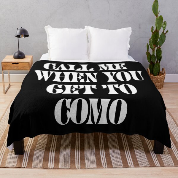 Item preview, (white) call me when you get to como sticker designed and sold by marisacollins.