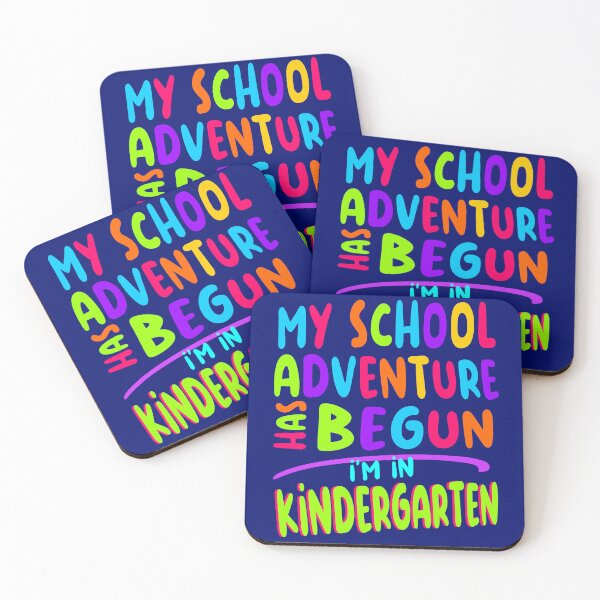 Item preview, My school adventure has begun: i'm in kindergarten designed and sold by sandpiperstudio.