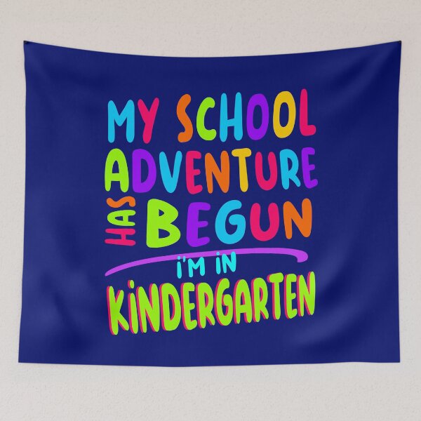 Item preview, My school adventure has begun: i'm in kindergarten designed and sold by sandpiperstudio.