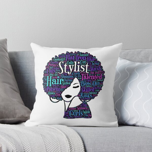 Item preview, Palabras de estilista afroamericano en afro designed and sold by blackartmatters.