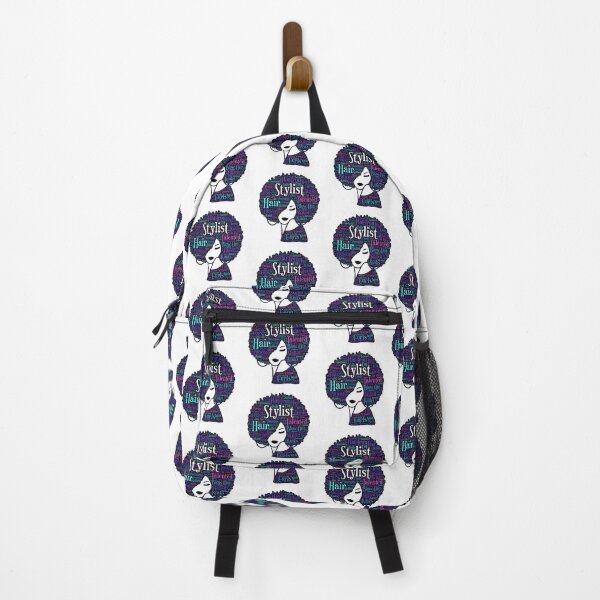 Item preview, African American Hair Stylist Words in Afro designed and sold by blackartmatters.