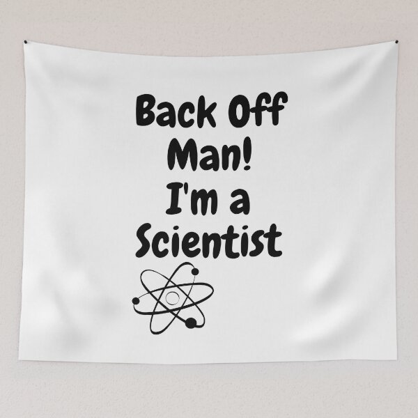 Item preview, I'm a Scientist Black Letters designed and sold by podguy.