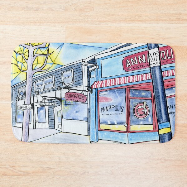 Item preview, Annapolis Cider Co. Street Scene Wolfville Nova Scotia Beautiful Day designed and sold by Kevin Cameron.
