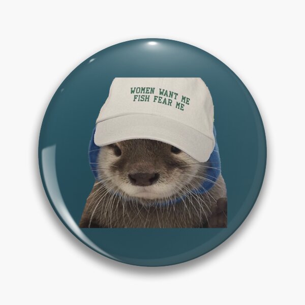 Item preview, Women Want Me Fish Fear Me Otter Sticker designed and sold by KenZoiz.