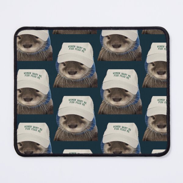 Item preview, Women Want Me Fish Fear Me Otter Sticker designed and sold by KenZoiz.