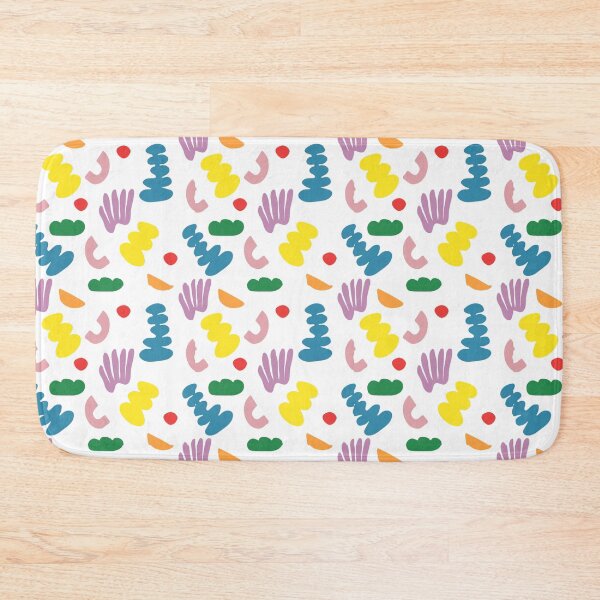 Item preview, Memphis colorful art white background designed and sold by Londley.