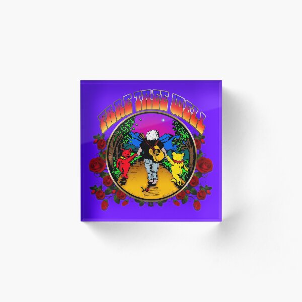 FARE THEE WELL - ROSES Acrylic Block