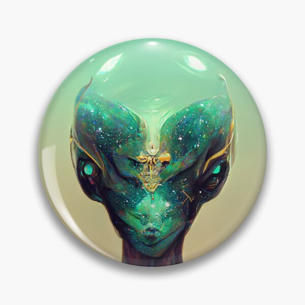 Item preview, alien portrait designed and sold by BNowakArt.