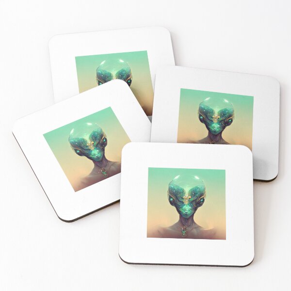 Item preview, alien portrait designed and sold by BNowakArt.