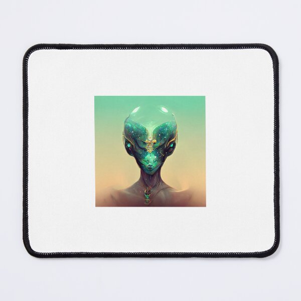 Item preview, alien portrait designed and sold by BNowakArt.