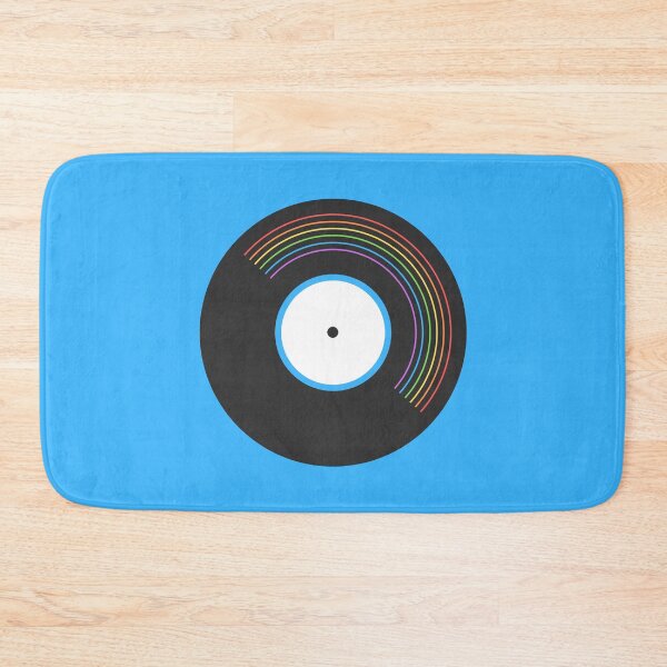 Item preview, Pride Rainbow Vinyl Record Blue designed and sold by littlecornershop.