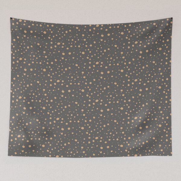Item preview, Yellow and Dark Gray Blobs designed and sold by WalkSimplyArt.