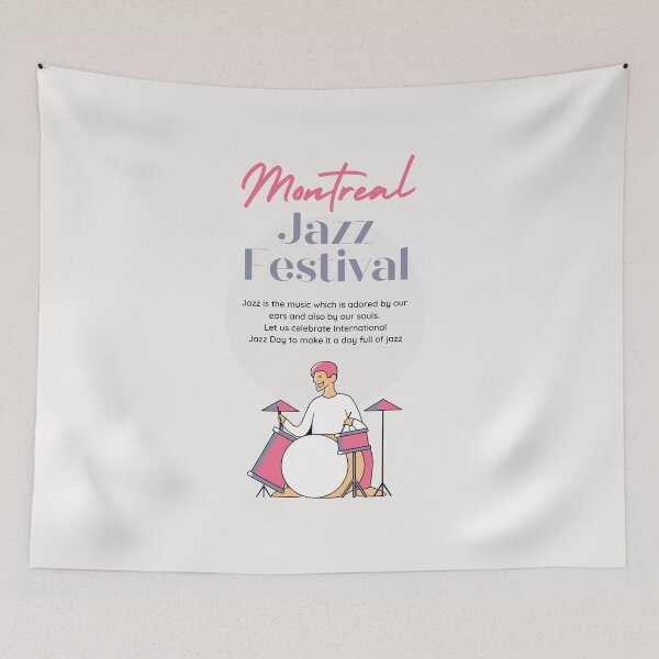 Item preview, Montreal Jazz Festival designed and sold by Pea Fitness.