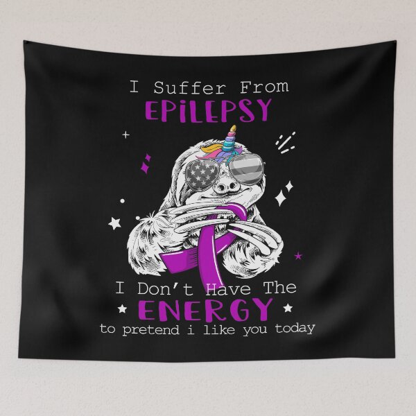 Item preview, Funny Sloth I Suffer From Epilepsy designed and sold by Kohend.