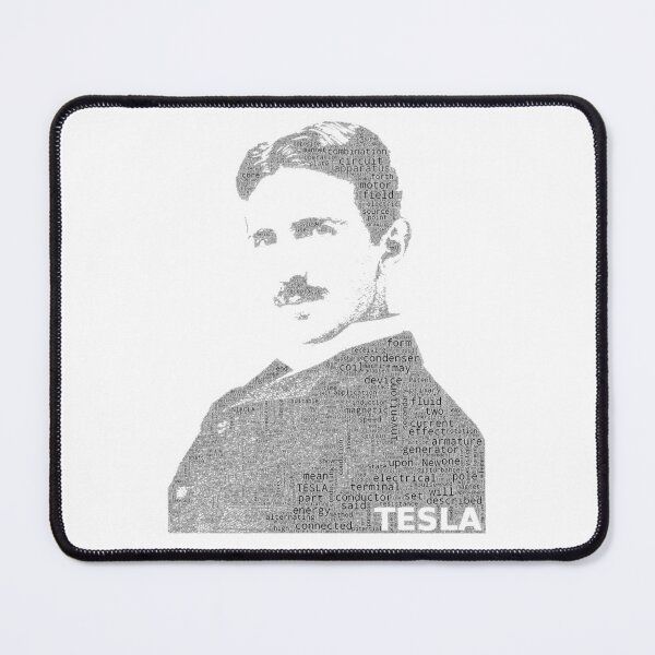 Item preview, Nikola Tesla Word Cloud designed and sold by WordyCloud.