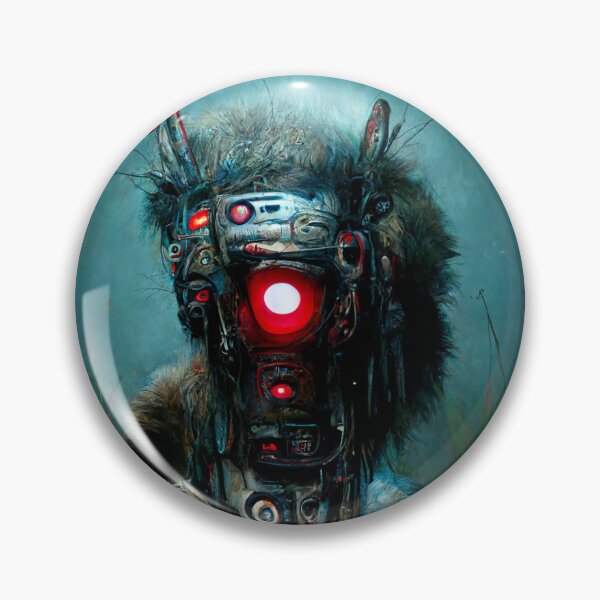 Item preview, tribal robot designed and sold by BNowakArt.