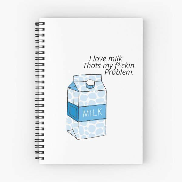 Item preview, I love Milk, thats my problem. Gift designed and sold by Oomble.