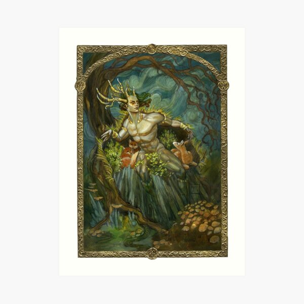 Elemental of Earth & Protection Art Print