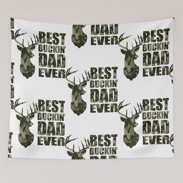 Item preview, Best Buckin' Dad Ever - camo style designed and sold by Devante Lehner.