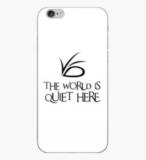 The World Is Quiet Here iPhone Case