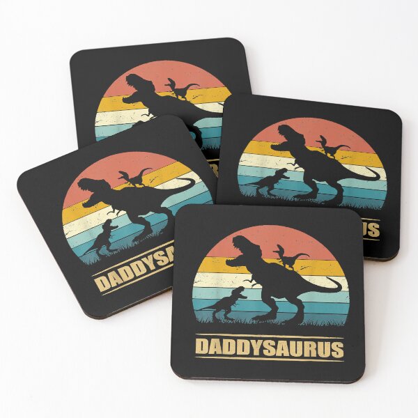 Item preview, Daddy Dinosaur Daddysaurus 2 Two kids Gift For Dad designed and sold by Devante Lehner.