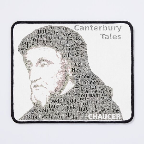 Item preview, Geoffrey Chaucer's "Canterbury Tales" Word Cloud designed and sold by WordyCloud.