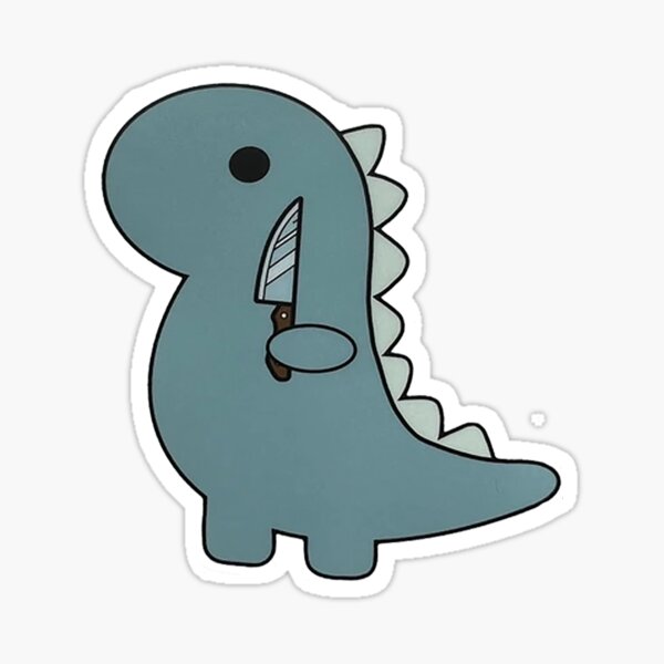 Item preview, Dino with a Knife designed and sold by DavidShopFL.