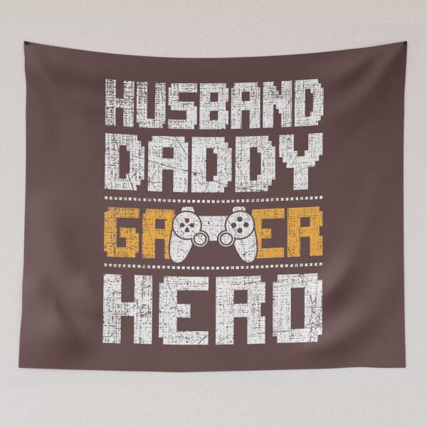Item preview, Mens Husband Daddy Gamer Hero designed and sold by VenusEan.
