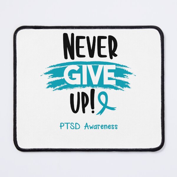 Item preview, PTSD Warrior - PTSD Awareness - Never Give Up! designed and sold by Robbsyn.