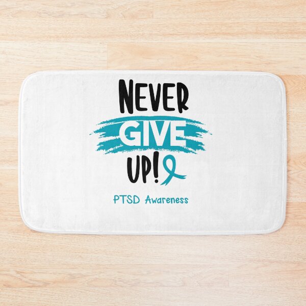 Item preview, PTSD Warrior - PTSD Awareness - Never Give Up! designed and sold by Robbsyn.