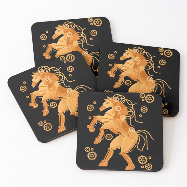 Item preview, Steampunk Caballo Retro Vintage Metal Arte Cyber Punk designed and sold by VenusEan.