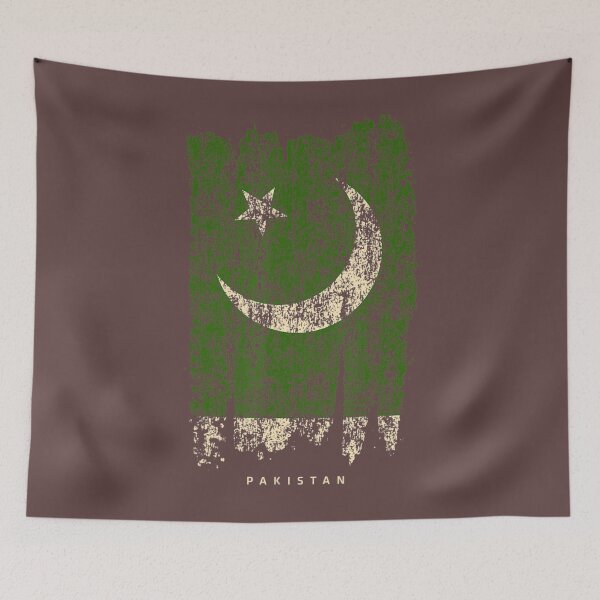 Artikelvorschau, Vintage Pakistan Retro Pakistan-Flagge entworfen und verkauft von VenusEan.