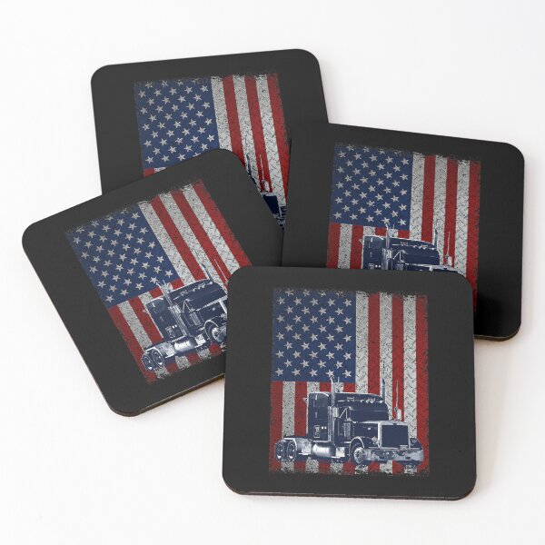 Item preview, Truck Driver American Flag Trucker Gift designed and sold by GardNewerd.