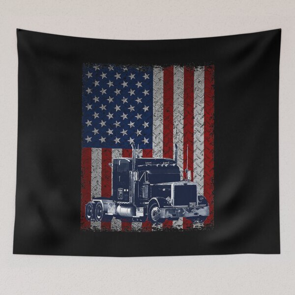 Item preview, Truck Driver American Flag Trucker Gift designed and sold by GardNewerd.